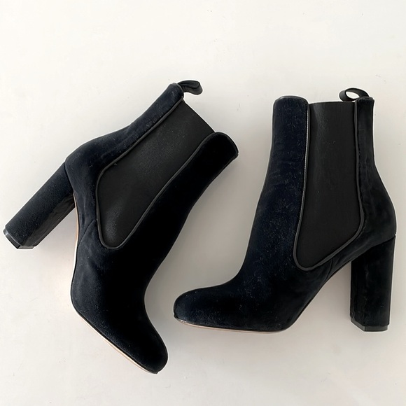 Missoni Black Velvet Ankle Boots - Picture 5 of 12